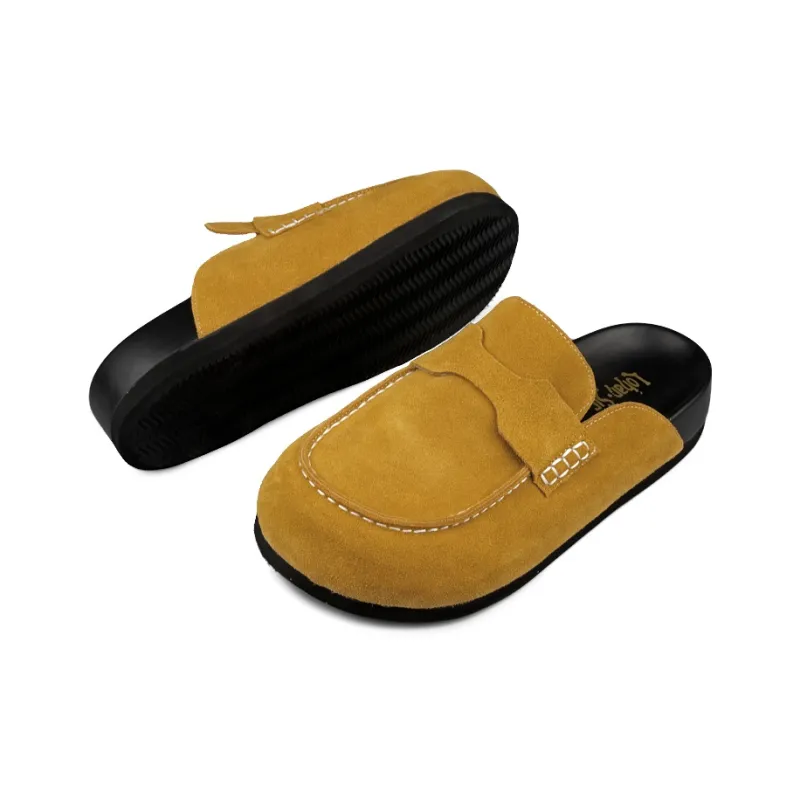 LOHAN·SIR Odor Resistant Abrasion Resistant Slip Resistant Wrap toe Slippers Unisex-47