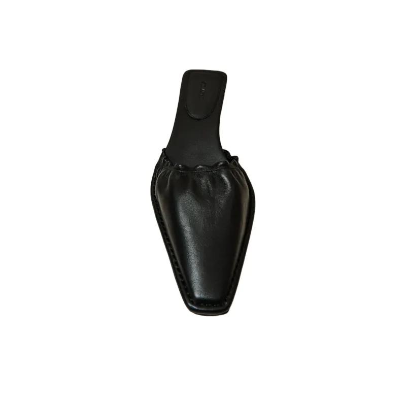 ST. AGNI Closed Toe Slippers 5cm Women's Black-2