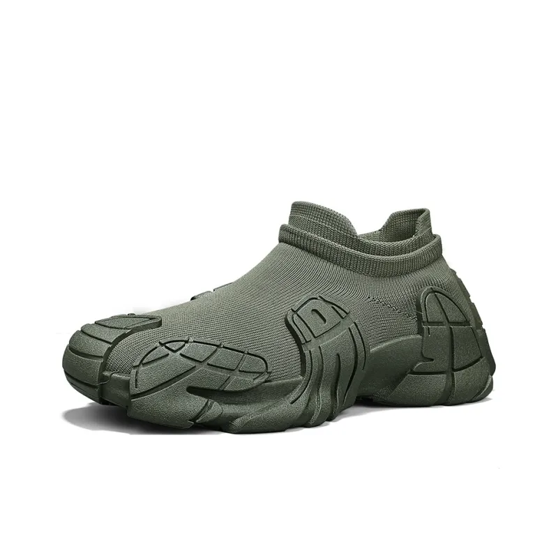 Abango Platform Breathable Wear Resistant Slip Resistant Breathable Fashion Casual Shoes Men's-5