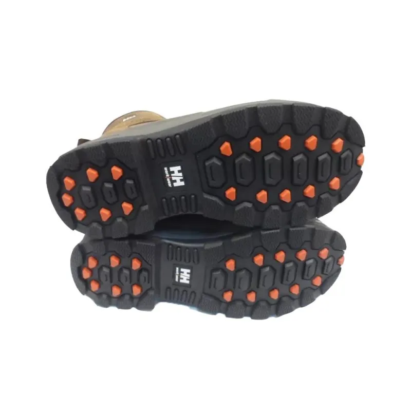HELLY HANSEN LEHIGH 6 Thermal Abrasion Resistant Short Mid Calf Outdoor Boots Men's Brown-3