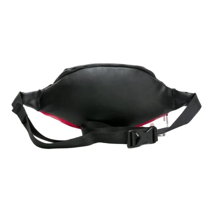 Jordan Polyurethane Sling Bag, Crossbody Bag, Fanny Pack Regular Unisex Bred Black Red-4
