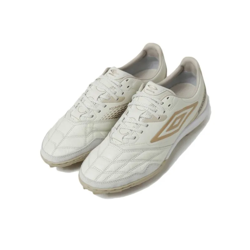 Umbro Anti Slip Wear Resistant Low Top Casual Running Shoes Unisex White Gold-1