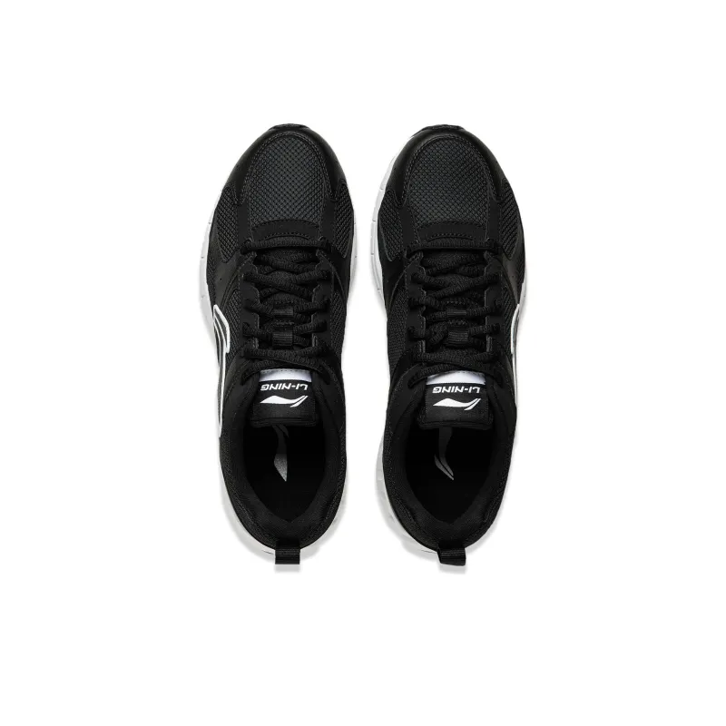 LiNing R037 Shock Absorbers Slip Resistant, Abrasion Resistant, Breathable Low Top Running Shoes Men's Black-3