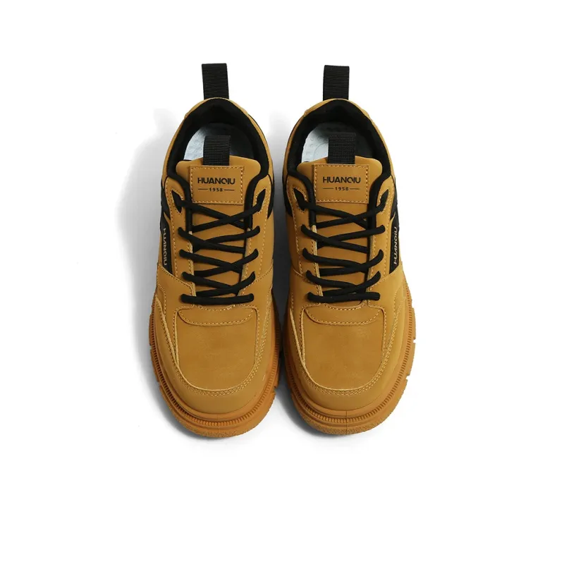 HUANQIU Wear Resistant Low Top Chunky Sneakers Men's-4