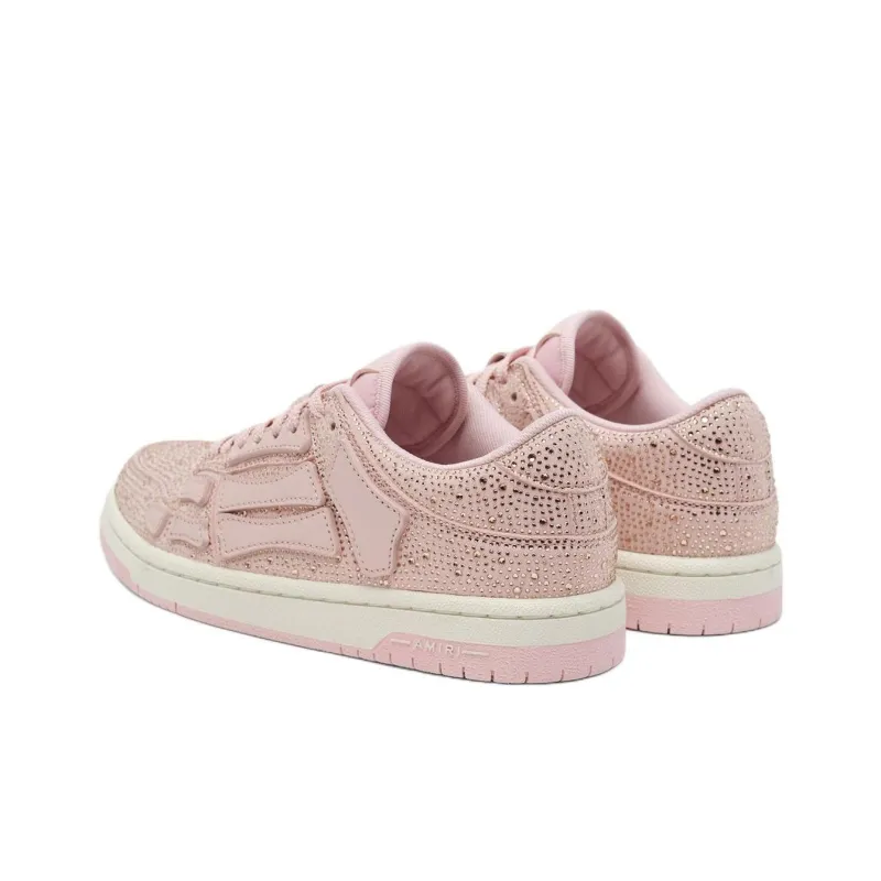 AMIRI Skel Top Low Top Skateboard Shoes Women's Pink-4