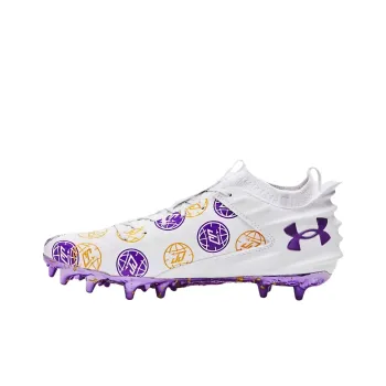 Under Armour Blur Smoke 2.0 Mc Football Cleats 'White Purple'