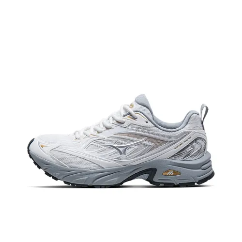 Mizuno Running Shoes Unisex Low-Top White/Light Gray/Gold