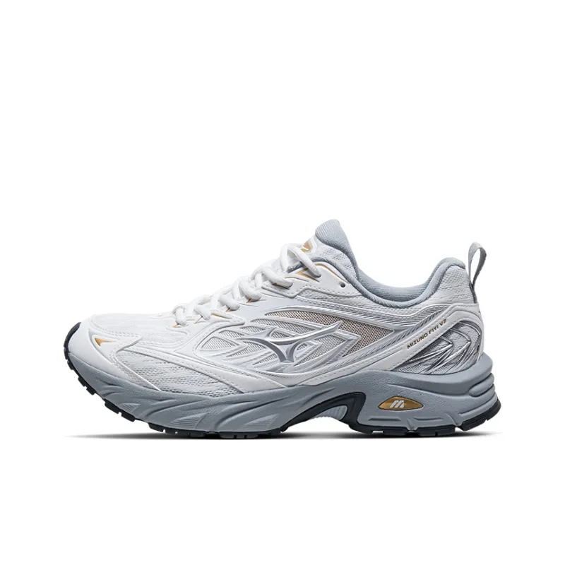 Mizuno FIYI V2 Breathable Low Top Casual Running Shoes Unisex Ivory White-0