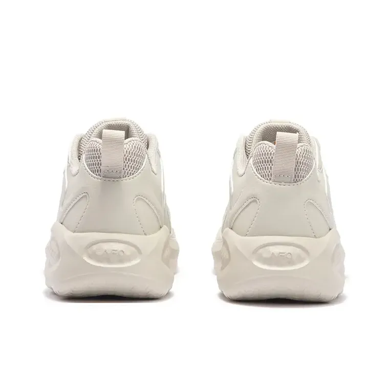 361° Wear Resistant Low Top Chunky Sneakers Men's Durable Gray-3