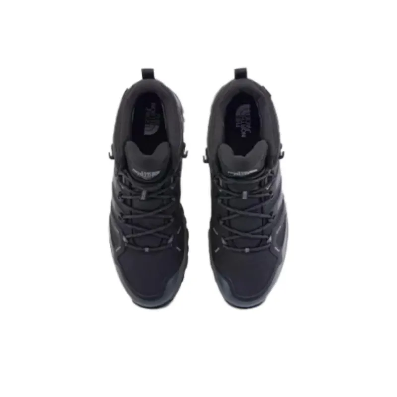 THE NORTH FACE Hedgehog Series Anti Slip Wear Resistant Mid Top Trekking Shoes Men's Black-2