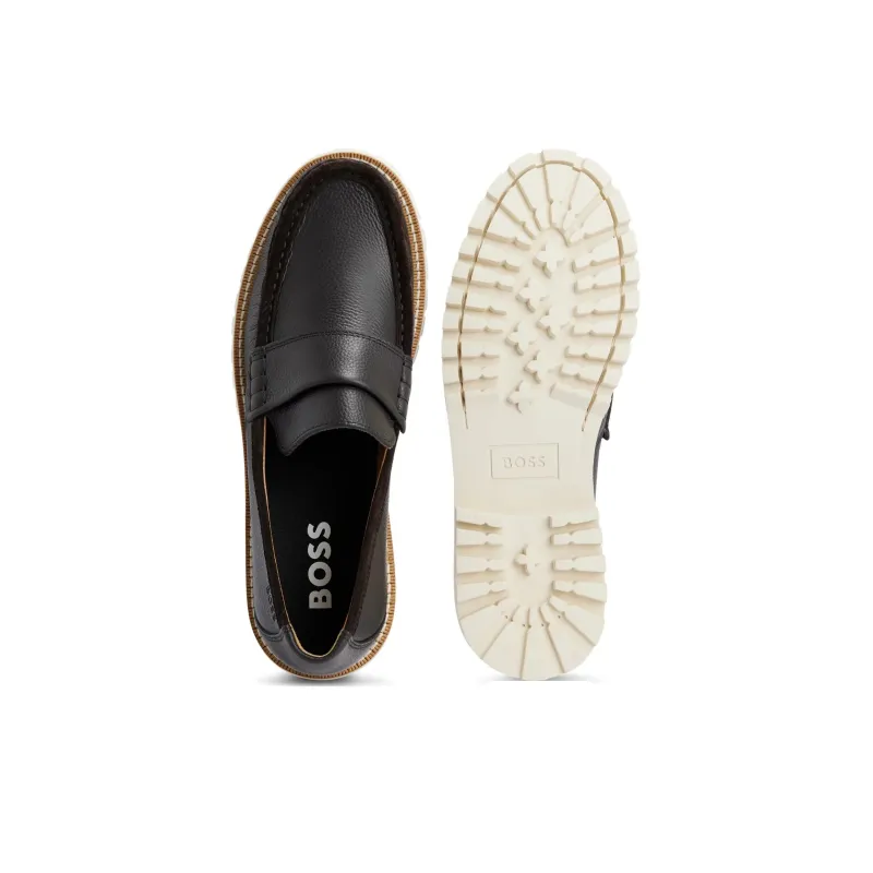 HUGO BOSS Loafers Men's Dark Brown-4