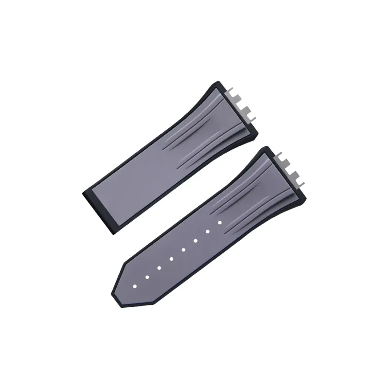 VAGENARI Rubber Watch Band Compatibility-Olio 614 Soul Collection MECA-10 One-Button Quick Release 45mm Unisex-6