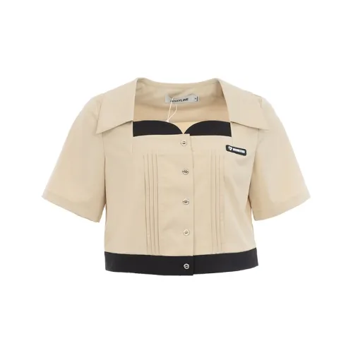 JESSYLINE Shirts Women's Khaki