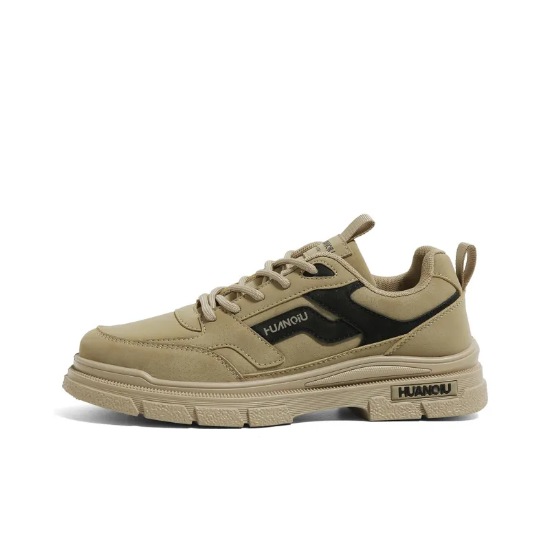 HUANQIU Wear Resistant Low Top Chunky Sneakers Men's-6