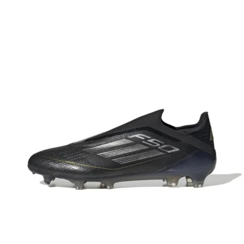 Adidas F50 Elite Laceless Fg Core Black Iron Metallic Gold Metallic-0