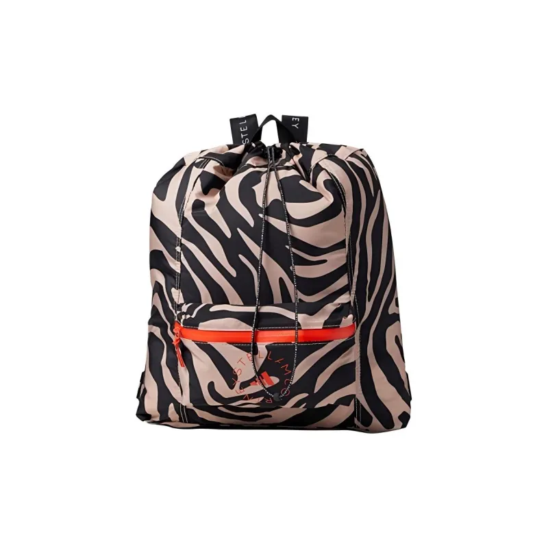 Adidas Polyester Backpack Regular Women's Gray Pearl Pink/Black/Orange Yellow-2