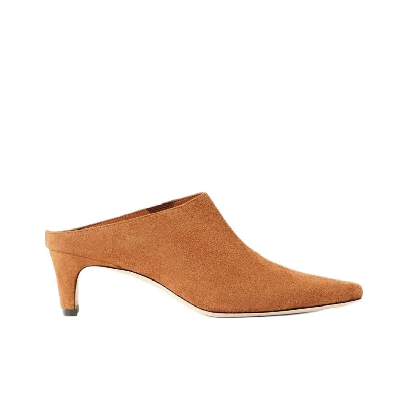 Staud Closed Toe Slippers 5.5cm Women's Brown-1
