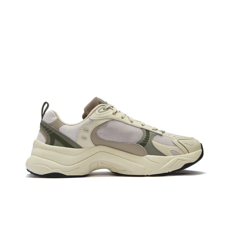 FILA FUSION UNIQUE Slip-Resistant Low-Top Casual Shoes Men's Gray Brown-1