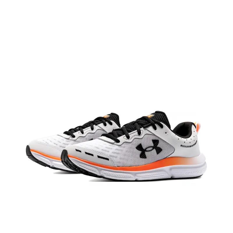 Under Armour Charged Assert 10 Slip Resistant Low Top Running Shoes Men's White-2