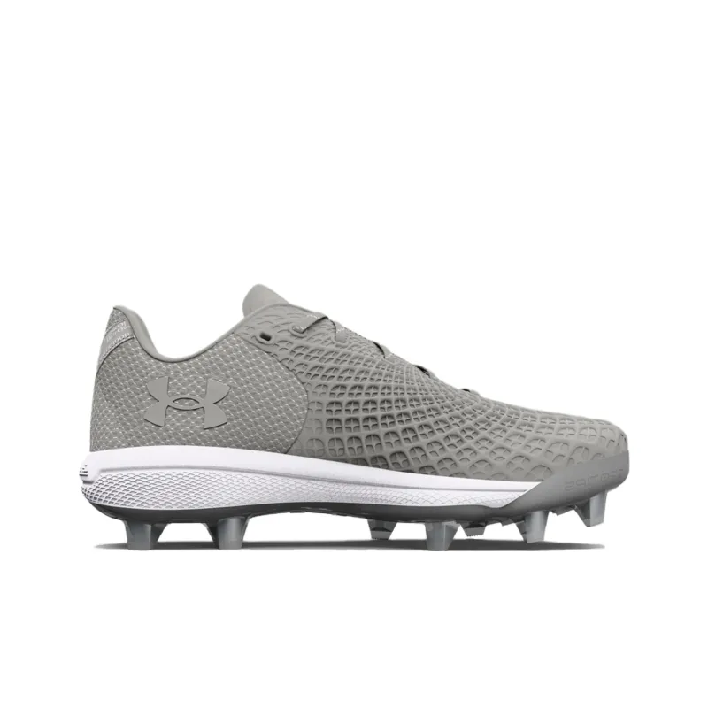 Under Armour Yard Glyde 2 MT TPU Cushioning, Slip Resistant, And Abrasion Resistant Low Top Training Shoes Women's Gray-1