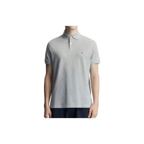 Tommy Hilfiger 1985 Series Polo Shirts Men Gray