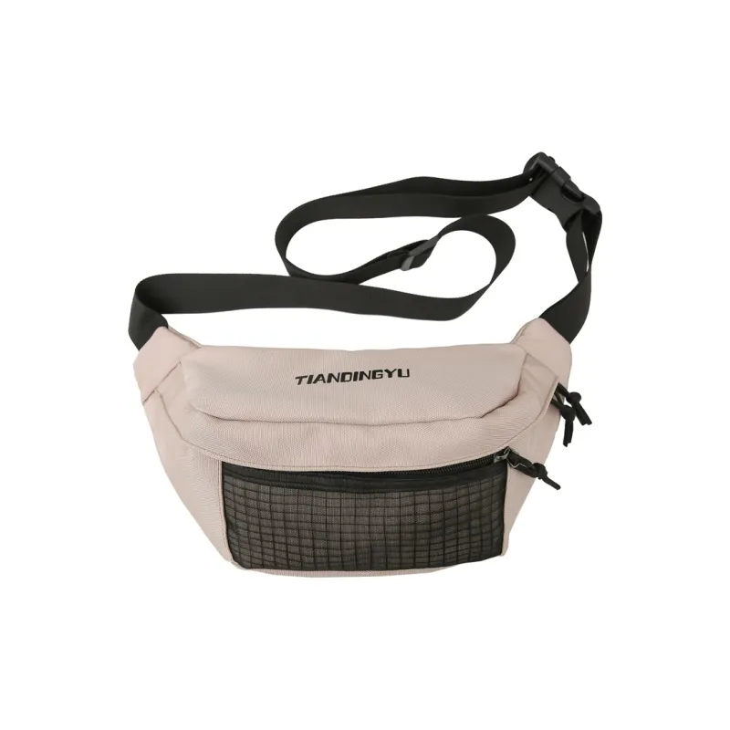 MOK Nylon Backpack Unisex White/Black/Purple/Khaki-10