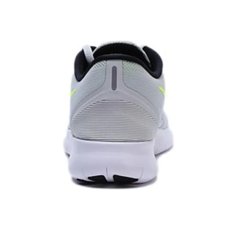Nike Free Rn Pure Platinum/Volt Black Wolf Grey Women's-3