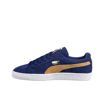PUMA Suede Classic Slip-Resistant Cushioning Wear-Resistant Low-Top Skateboard Shoes Women's Blue Orange Multicolor