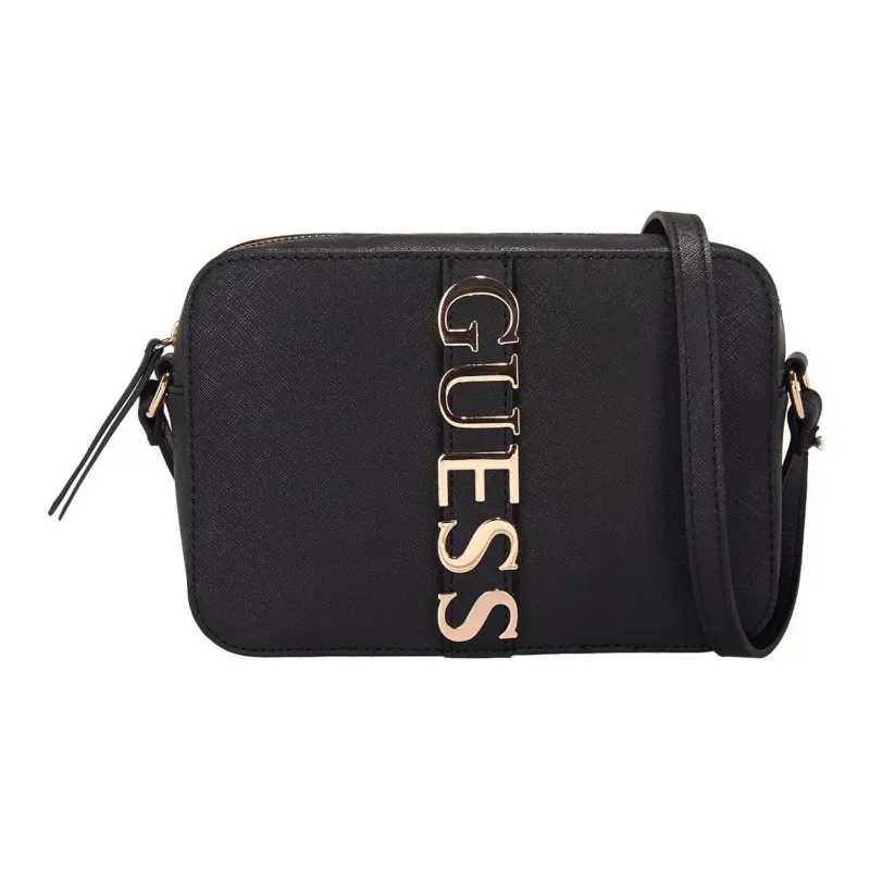 GUESS PU Camera Bag Shoulder Bag Crossbody Bag Women's Black-0