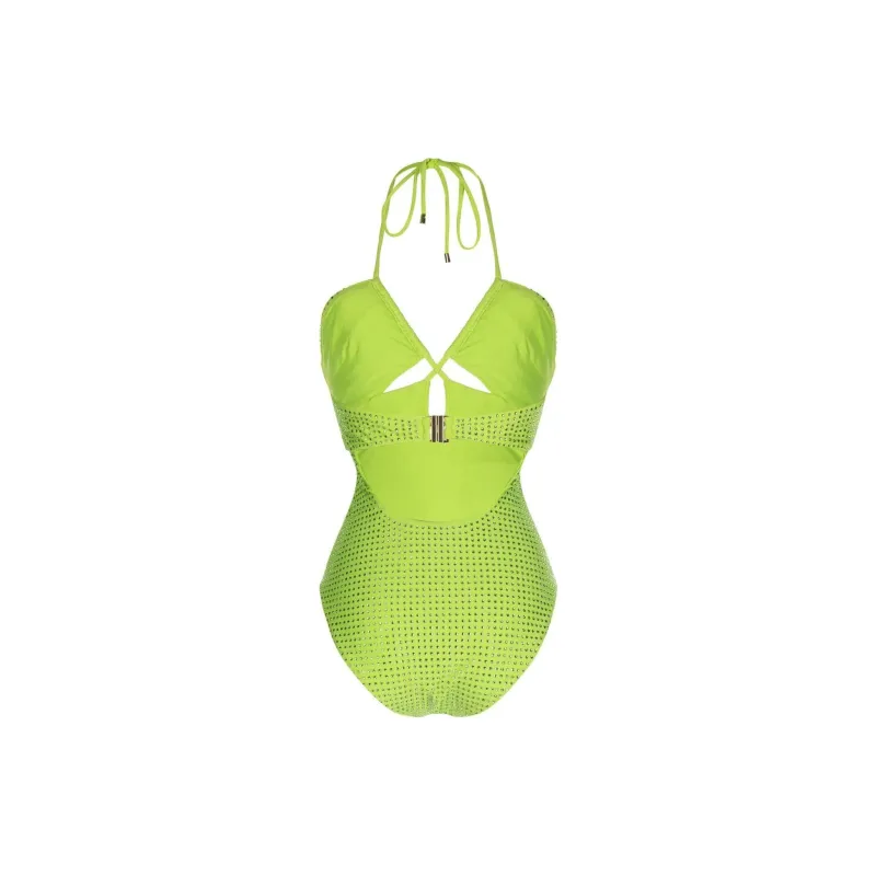 Self portrait One piece Swimsuit Women's Green-1