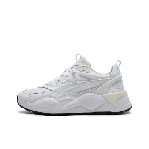 PUMA RS X Anti Slip Wear Resistant Low Top Casual Shoes Unisex White