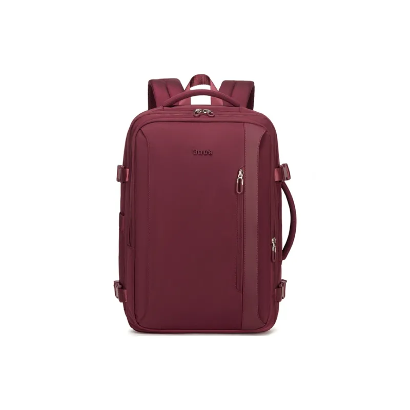 Chantria Fabric Backpack Large Size Women's Black/Khaki/Dusty Purple/Burgundy-3