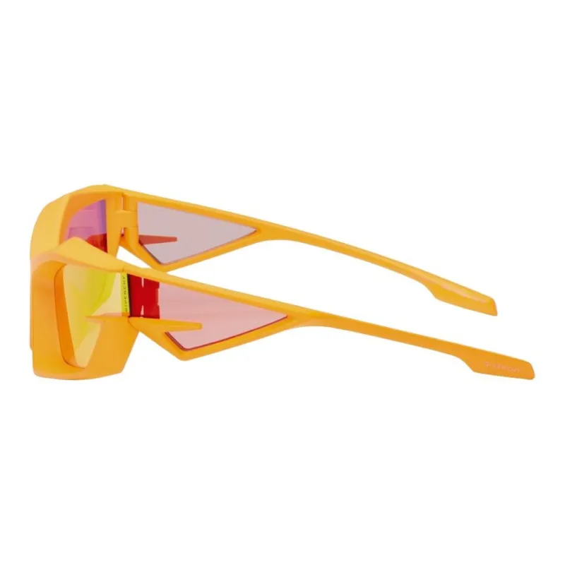 GIVENCHY Plastic Irregular Shape Sunglasses Unisex Yellow-1