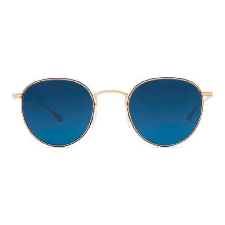 BARTON PERREIRA Round Sunglasses Men's Gold-1