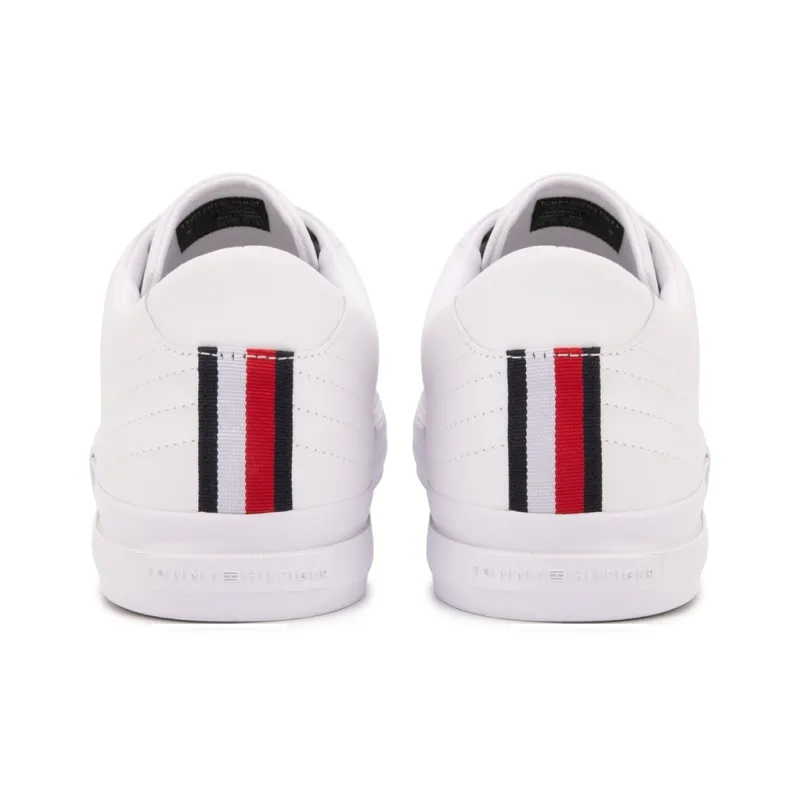Tommy Hilfiger Low Top Skateboard Shoes Men's White-4