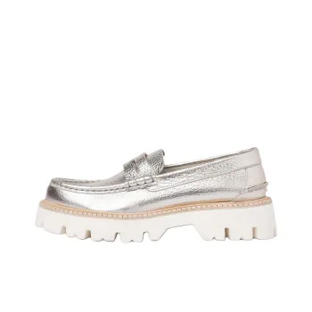 Pedro García Sebas Loafers 3.5cm Women's Silver