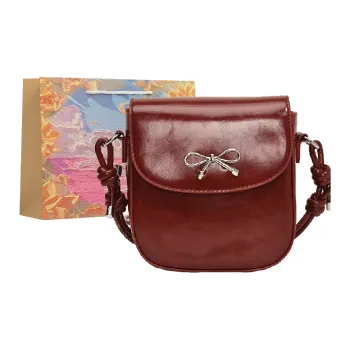 BRINCH Pu Shoulder Bag Crossbody Bag Women's Red/Black/White/Silver