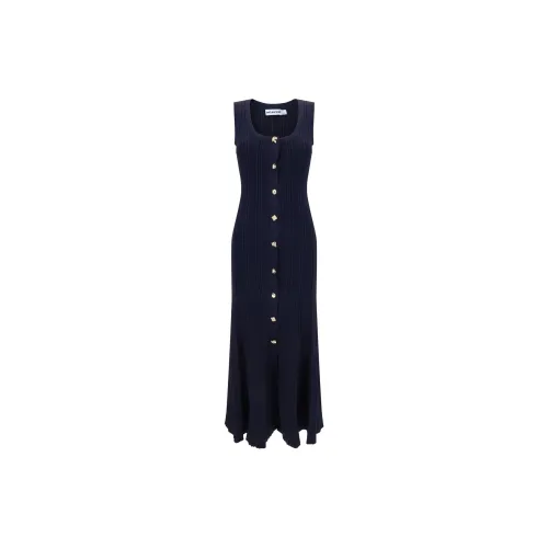 Self-portrait Sleeveless Dresses Women's Marine Blue