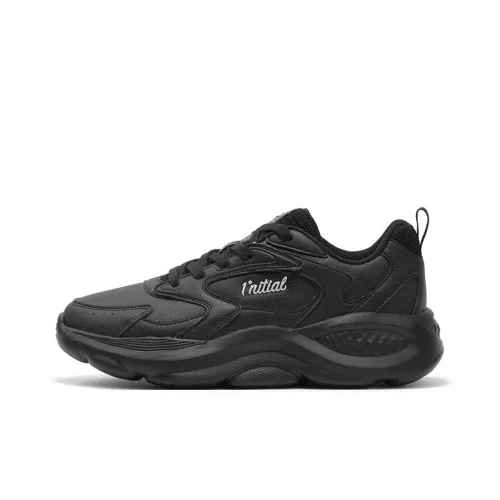 361° Wear-Resistant Low-Top Chunky Sneakers Men's Obsidian Black
