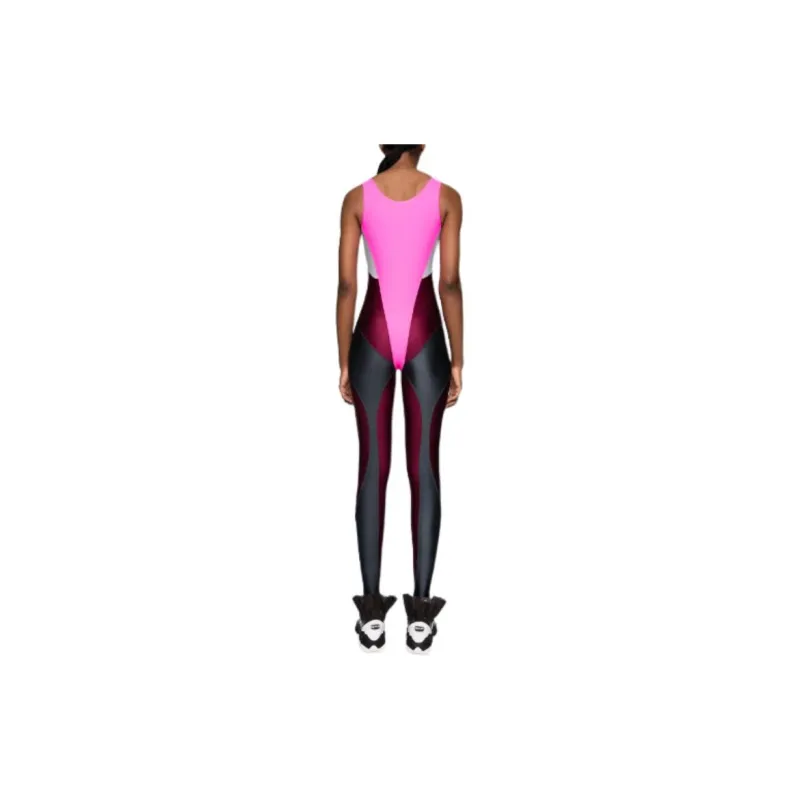 Reebok Colourblock Training Unitard Bodysuits Women's Fuchsia-1