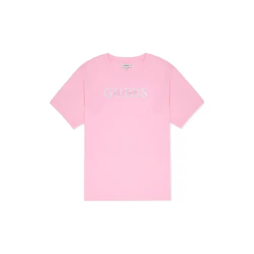 GUESS T-Shirts Women's Bright Rose Pink