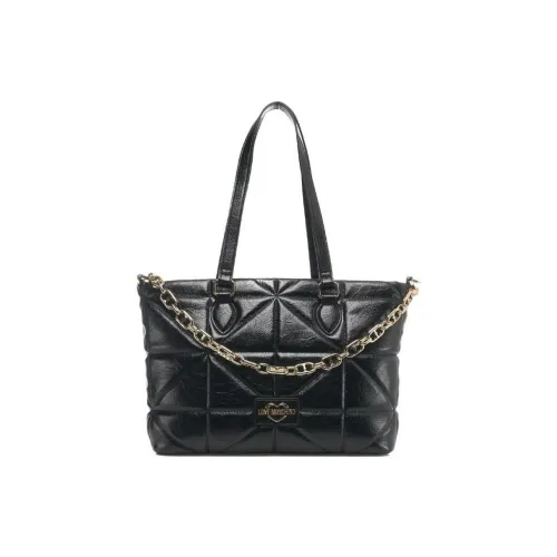 LOVE MOSCHINO Logo-lettering Quilted Tote Bag