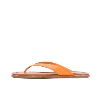 Staud Flip Flops Women's Orange