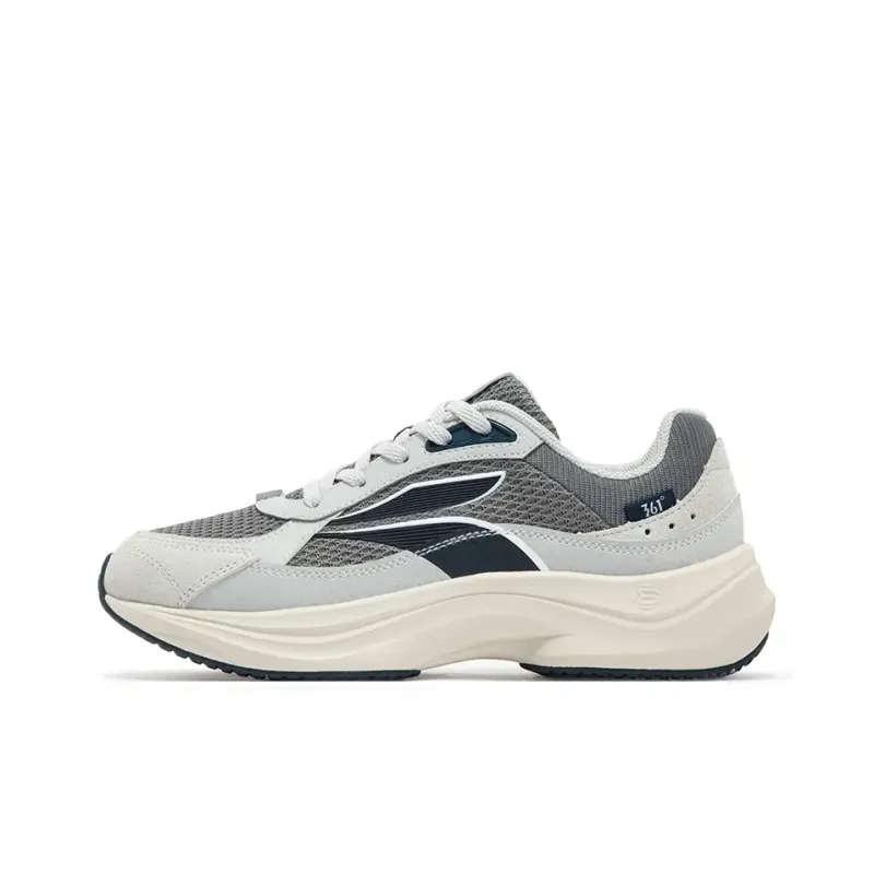 361° Breathable Low Top Chunky Sneakers Women's Gray-0