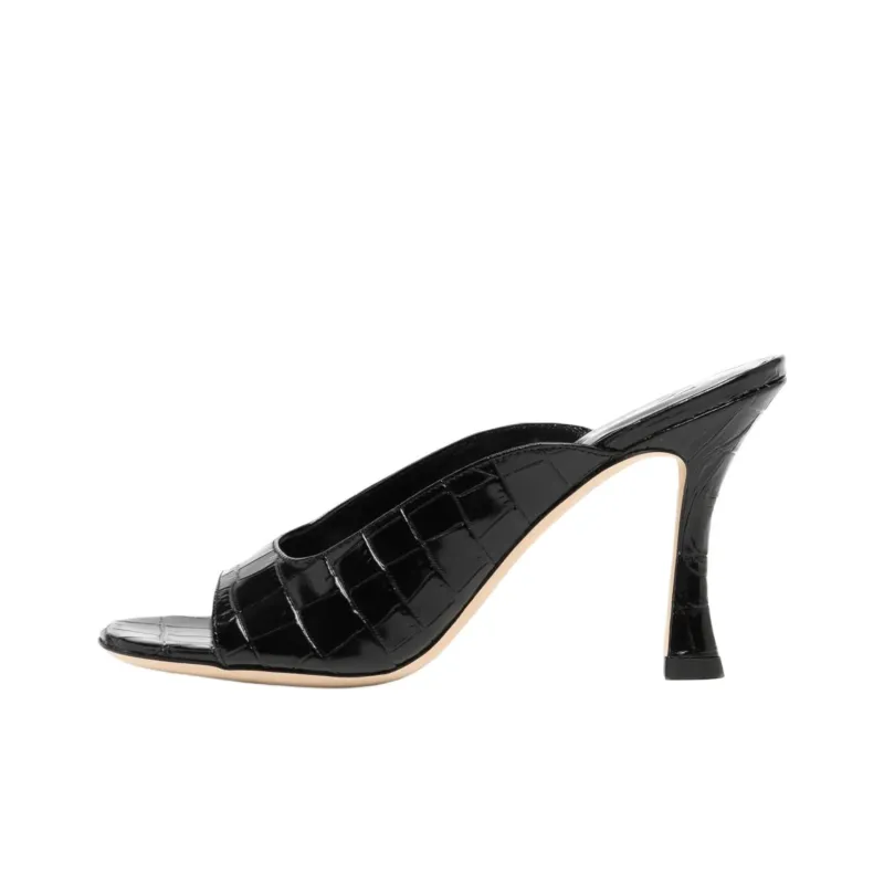 Staud Slide Slippers Women's Black-0