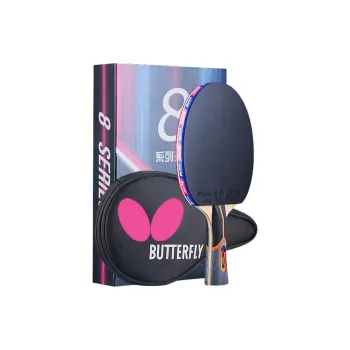 Butterfly Ping Pong Paddles Unisex Pure Wood Fragrant Carbon Black