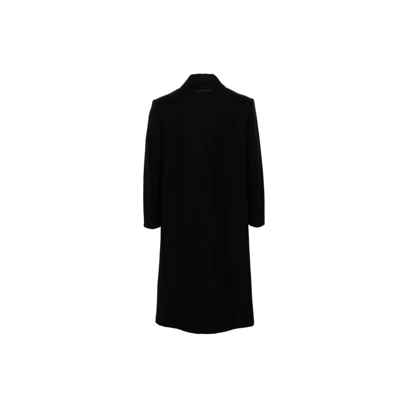 MM6 Maison Margiela Double Breasted Straight Hem Coat-1
