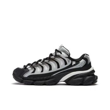 FILA FUSION BRACKET Starship Shoes Slip Resistant Low Top Casual Shoes Men's Black White