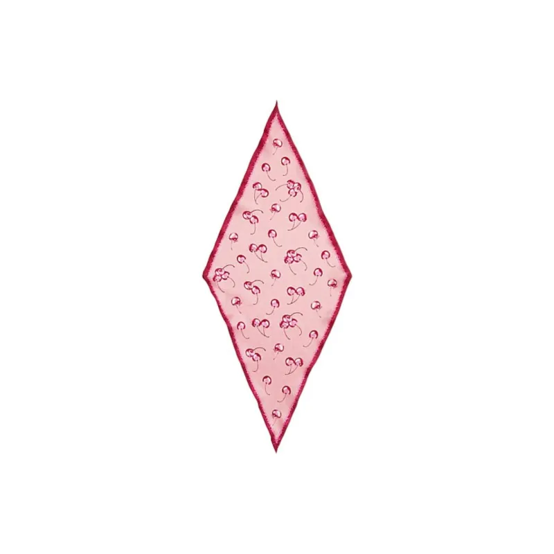 COACH Mulberry Silk Scarves Women's Pink-0