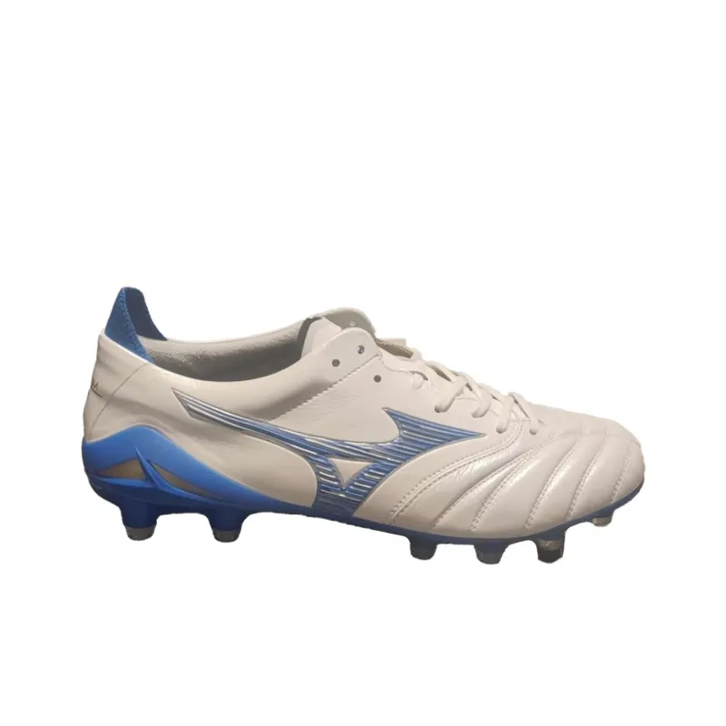Mizuno Morelia Neo Anti Slip Wear Resistant Soccer Shoes Unisex White Blue-1